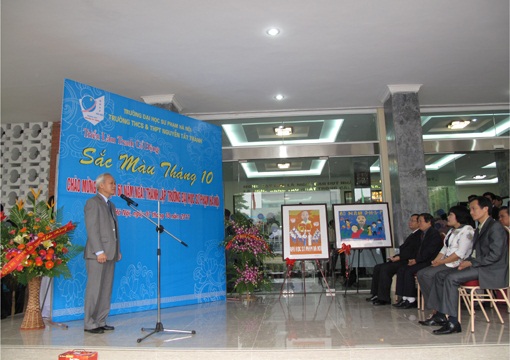 Triển lãm tranh nghệ thuật mừng 60 năm thành lập ĐHSP Hà Nội